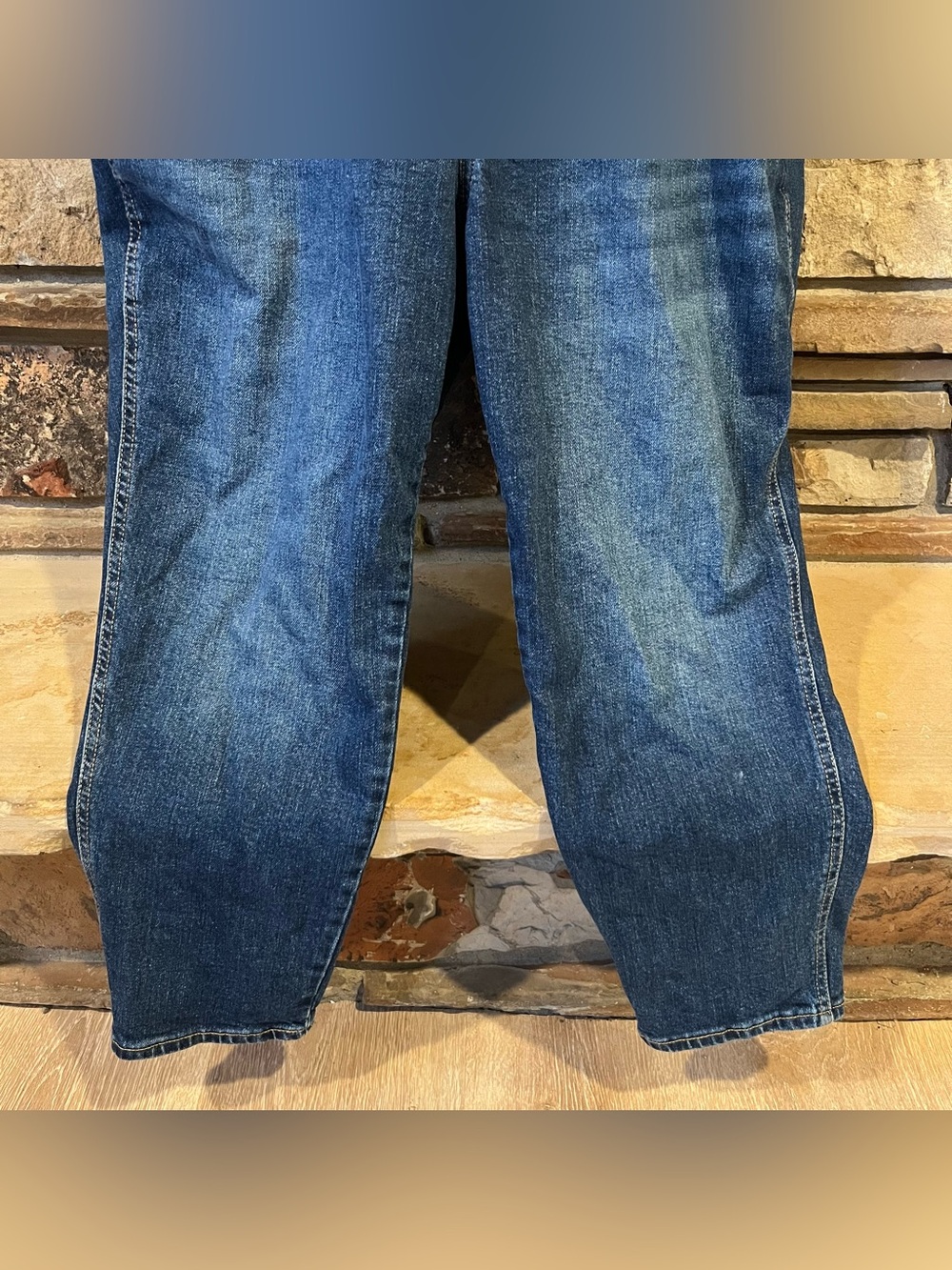 Old Navy Classic Denim Overalls in Medium Blue - Picture 4 of 8